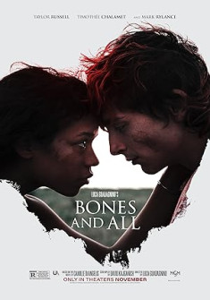 Bones and All (2022) Full Movie Watch Online in Dual Audio HD Bones and All Full Movie Watch Online - 2022 Drama, Horror, Romance Film Poster