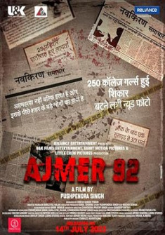 Ajmer 92 Full Movie Watch Online - 2023 Crime, Drama, History Film Poster