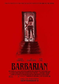 Barbarian (2022) Full Movie Watch Online in Dual Audio HD Barbarian Full Movie Watch Online - 2022 Horror, Mystery, Thriller Film Poster