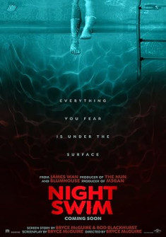 Night Swim Full Movie Watch Online - 2024 Horror, Mystery, Thriller Film Poster